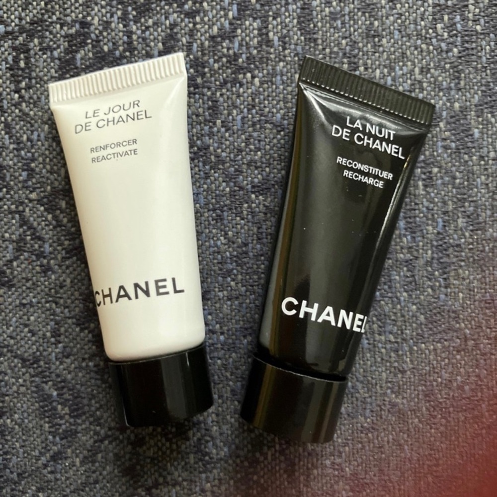Chanel Le Jour and La Nuit travel size skincare sets